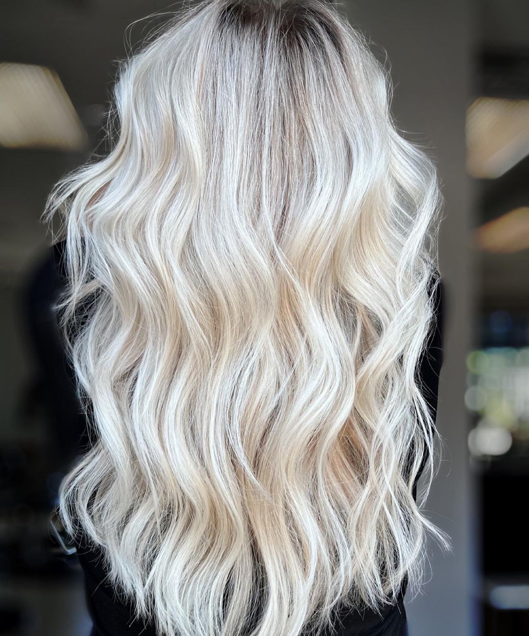 Platinum Highlights with Strawberry Lowlights