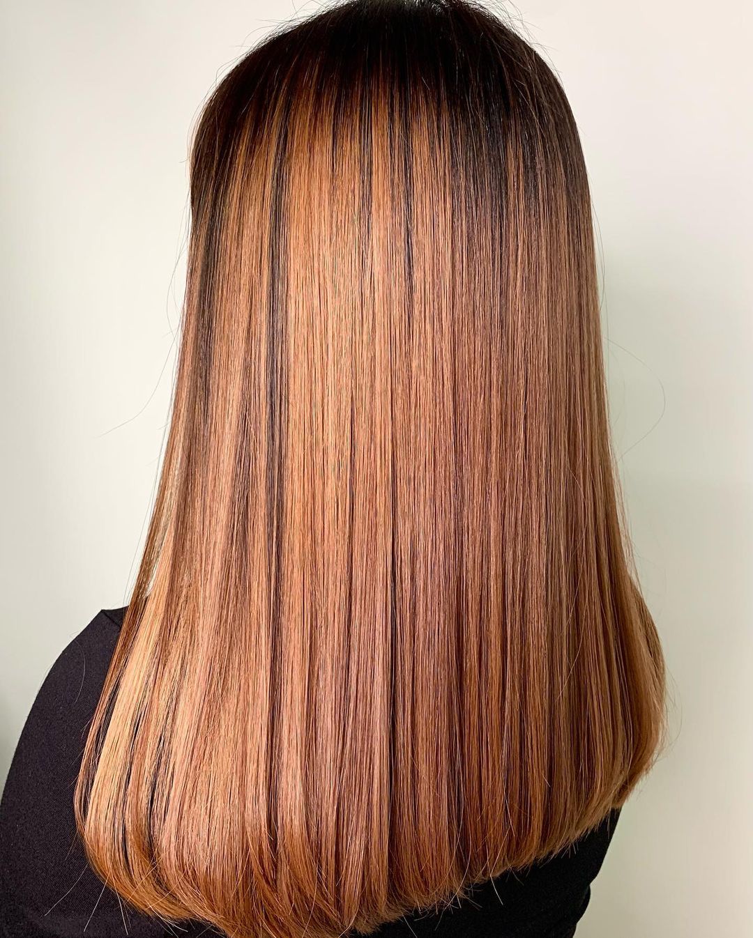 Metallic Auburn Blonde Balayage